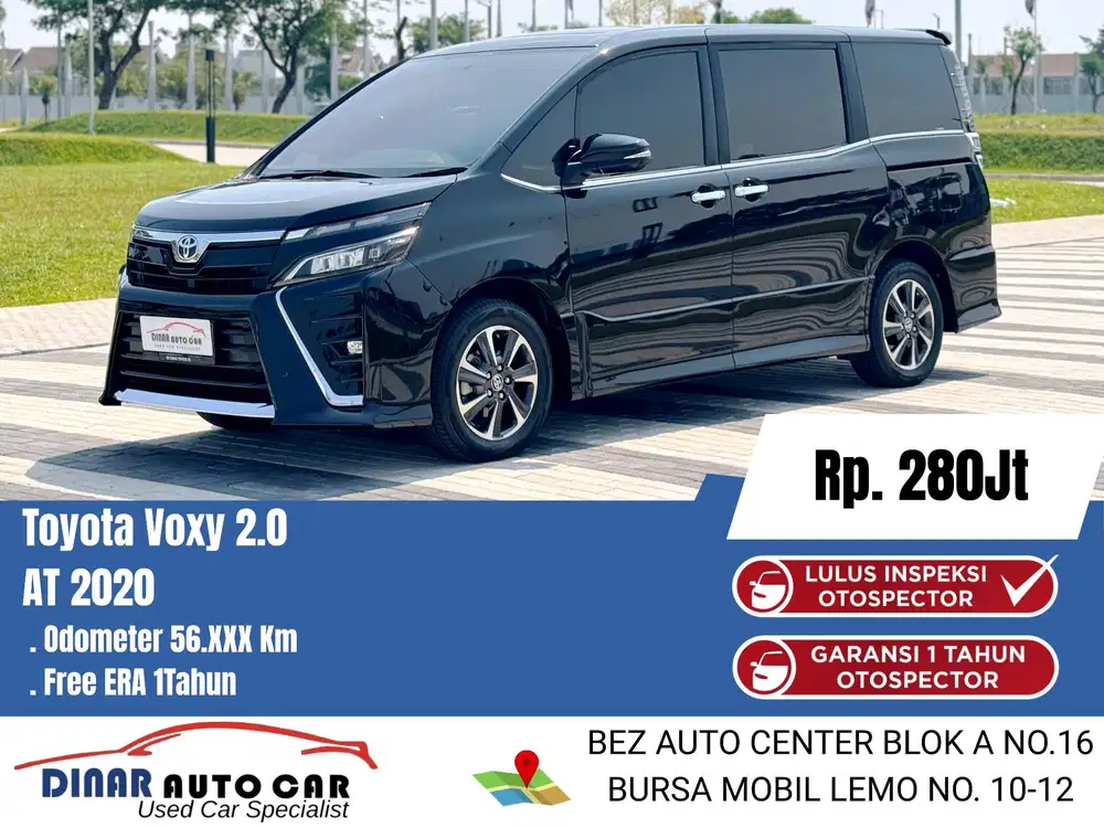 (56Rb) Voxy 2020 At Matic Hitam B Ganjil Warenty 1Th 25Juta*Dinar Auto