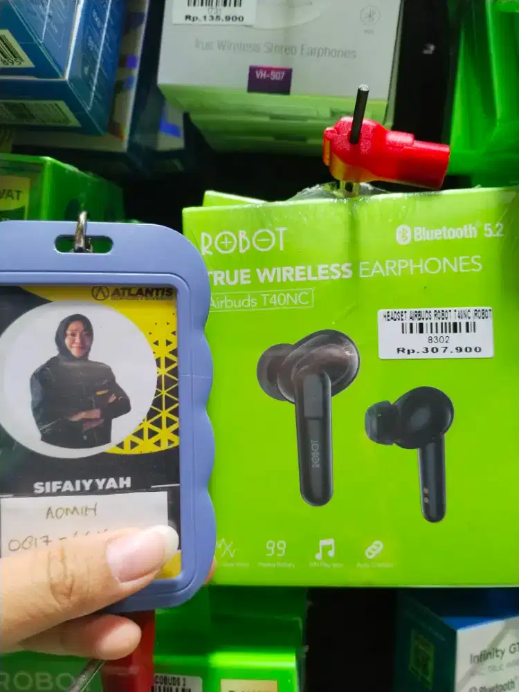 HEADSET AIRBUDS ROBOT T40NC (ROBOT) | ATLANTIS DAHSYAT