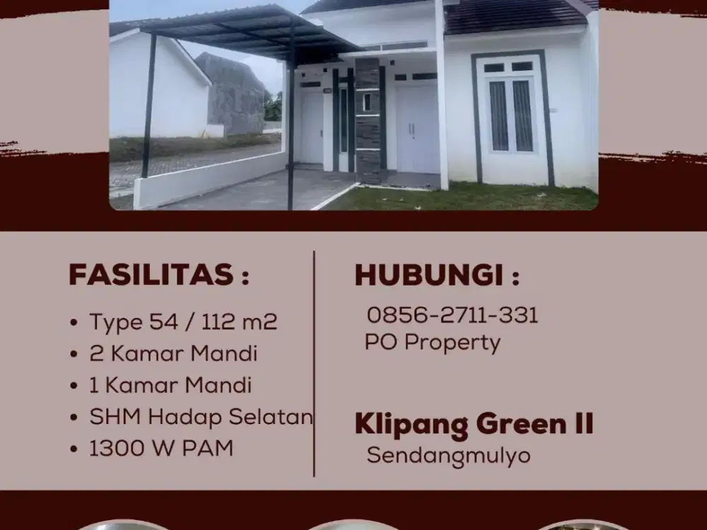 Rumah Hook Nyaman dan Tenang Klipang Green II Sendangmulyo Tembalang