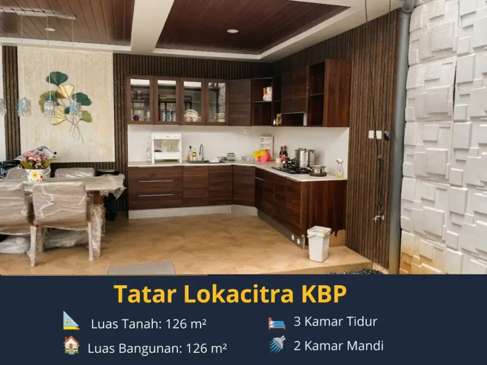 Dijual Rumah Furnished Premium 2 Lantai di Tatar Lokacitra – Kota Baru Parahyangan LT 126 m² | LB 126 m² | 3 KT |