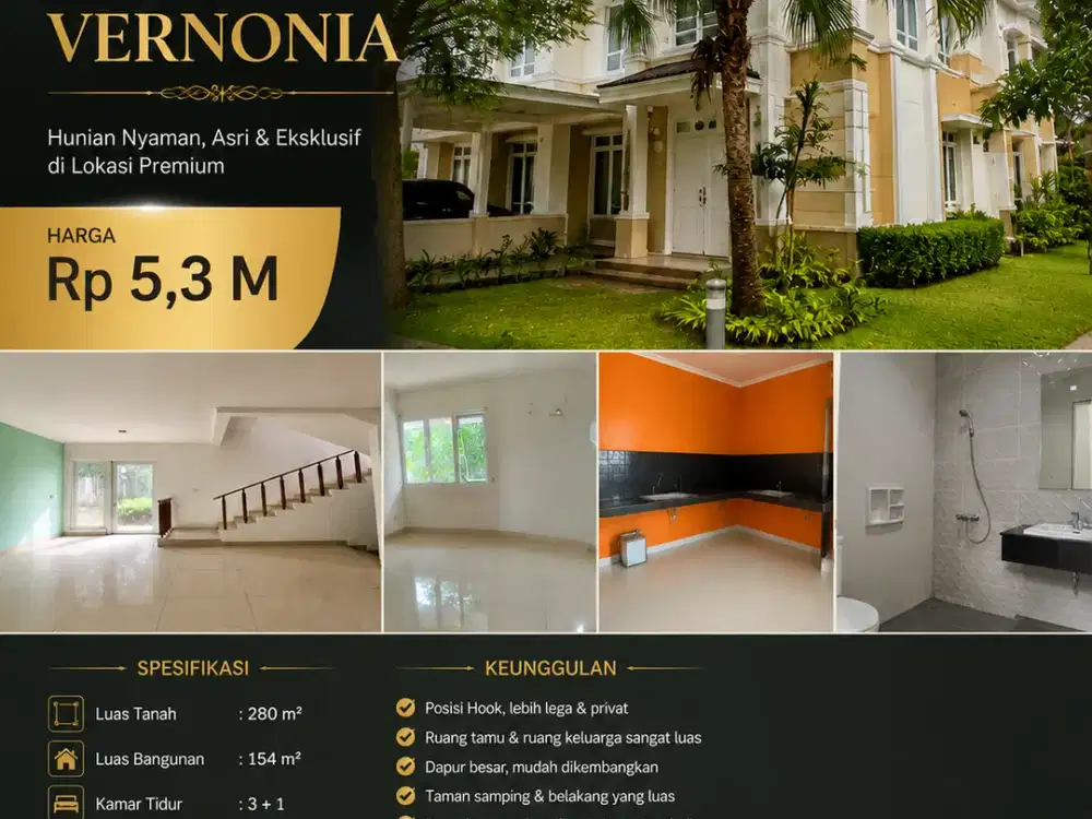 Di Jual Rumah Hook Vernonia