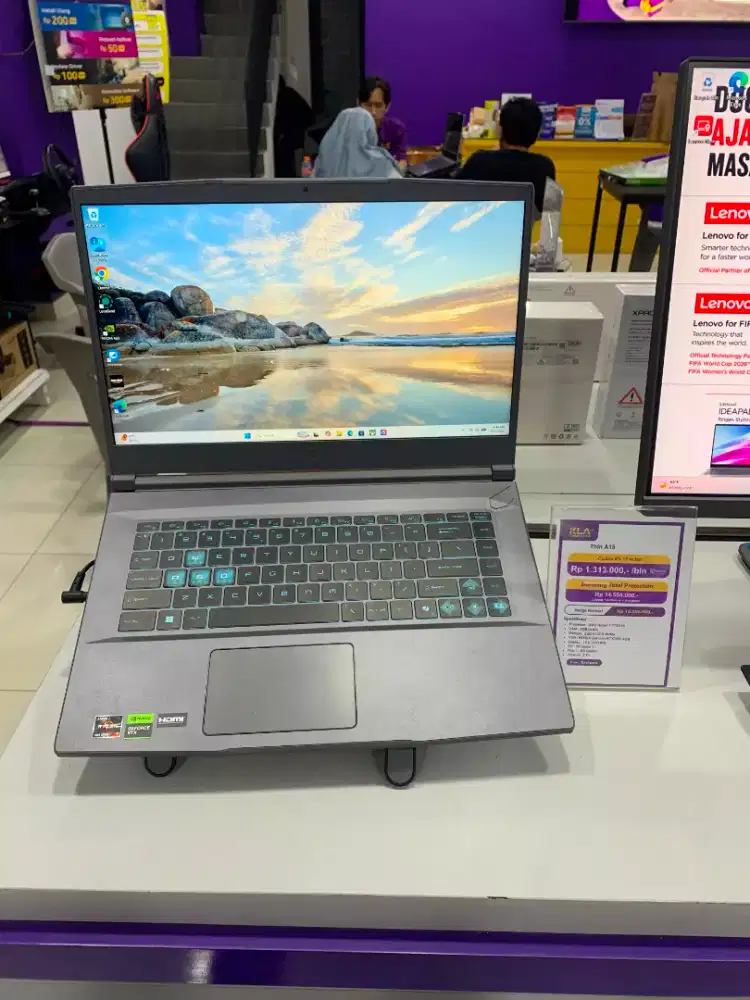cicilan msi thin A 15 promo cicilan ringan tanpa dp bisa