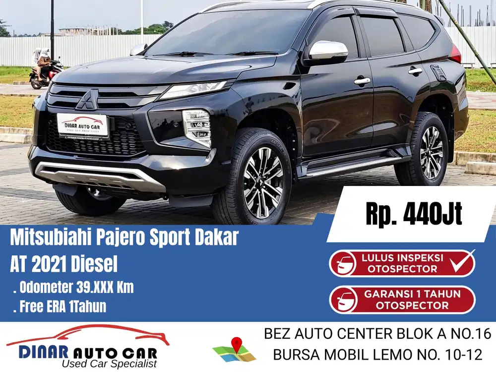 (39Rb) Pajero DAKAR 2021 At Matic B Ganjil Warenty 1TH *Dinar Auto*