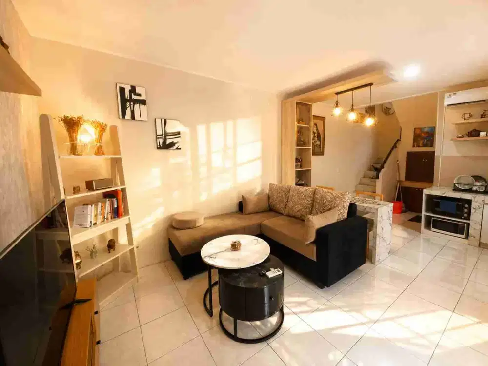 DIJUAL CEPAT RUMAH SIAP HUNI FULL FURNISH CLUSTER TERBAIK BSD
