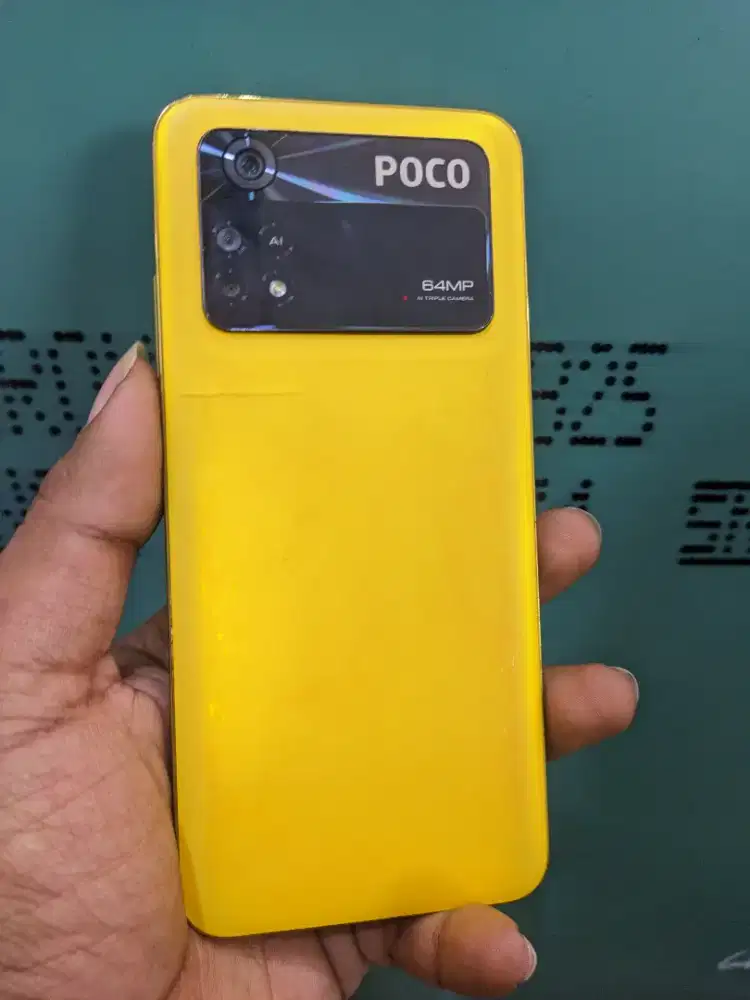 Poco m4 pro 8gb 256gb Warna yellow Lcd orignal normal semua no minus
