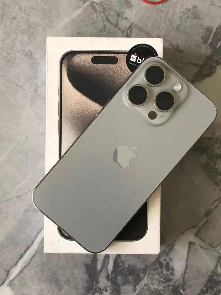 Iphone 15 Pro 128gb Ibox Natural Titanium Like new