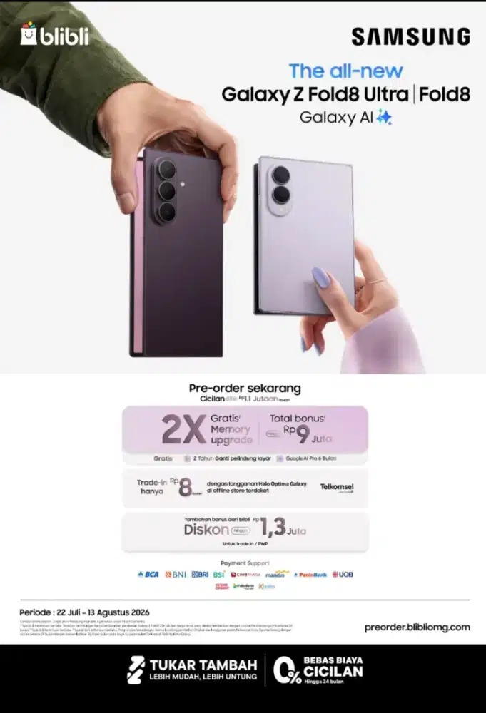 Pre order samsung Z Fold 8