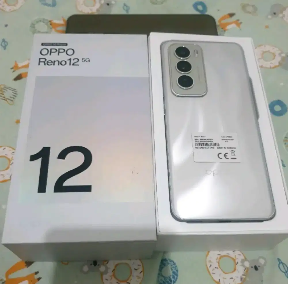 Oppo reno 12 5G ram 12/256gb lengkap