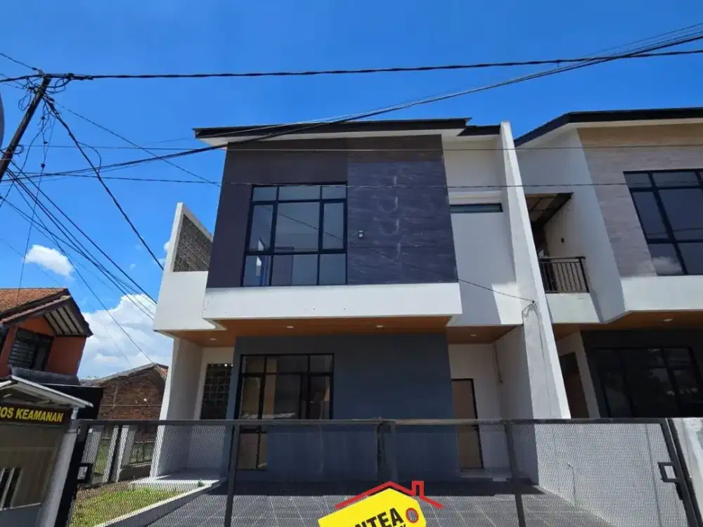 Best Deal! Rumah Modern Brand New Sekalimus Utar Bandung LT 110 m² 4 KT Siap Huni!