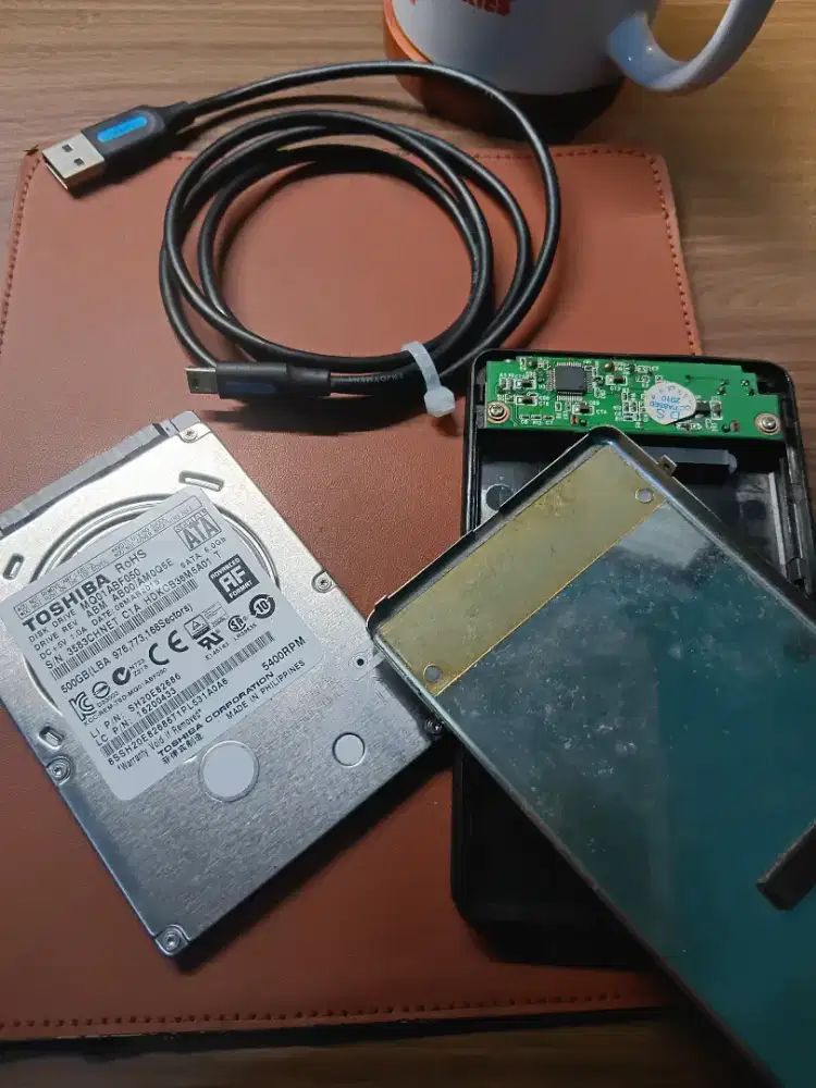 Hdd Toshiba 500Gb 2,5inch (Eksternal)