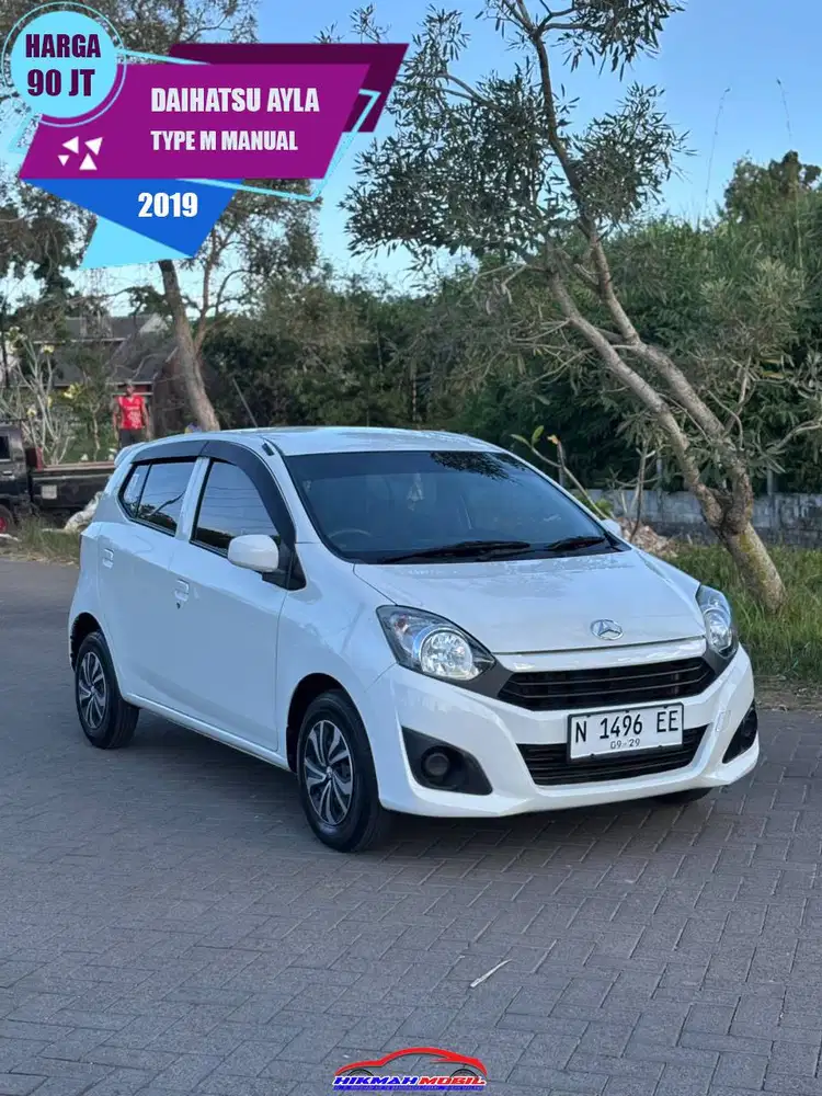 DAIHATSU AYLA M 2019 MANUAL FAVORIT PUTIH