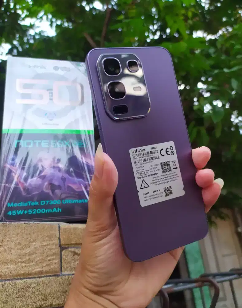 INFINIX NOTE 50X 5G 8/256 FULSET ORIGINAL