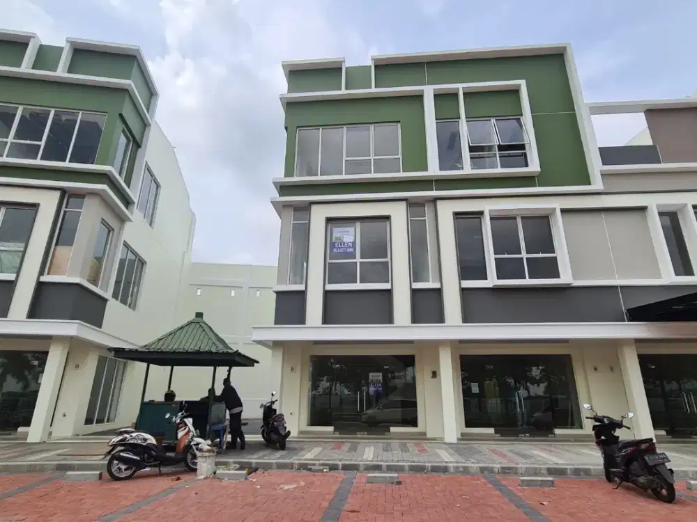 Disewakan ruko faraday hoek di gading serpong hadap jalan siap pakai