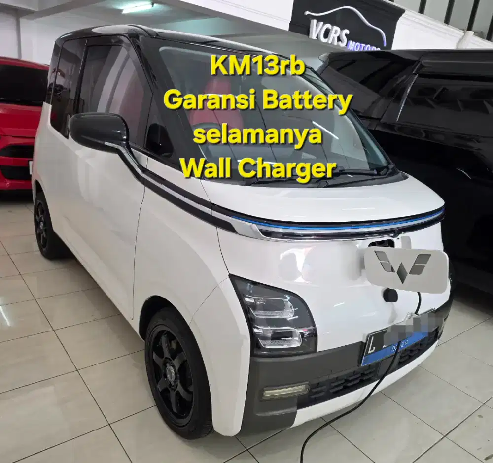 Wuling air ev long range KM13rb lifetime warranty putih surabaya airev