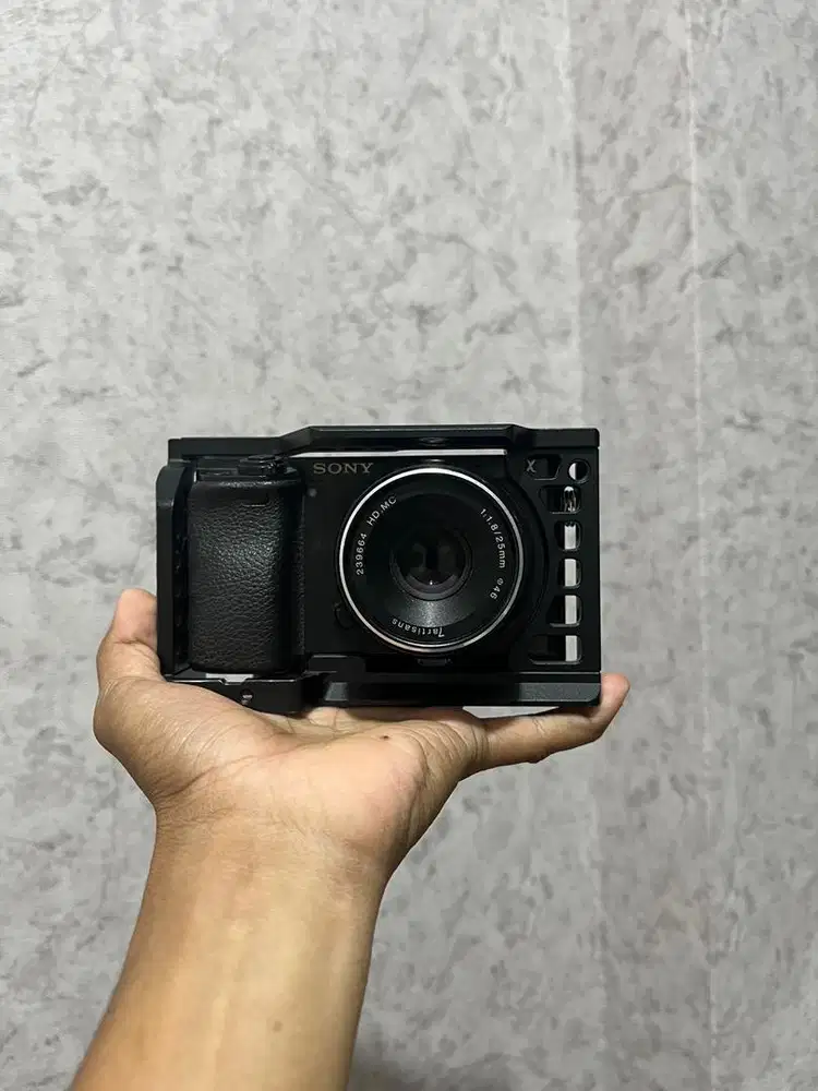 Sony A6000 + lensa artisan 25 mm pemakaian pribadi