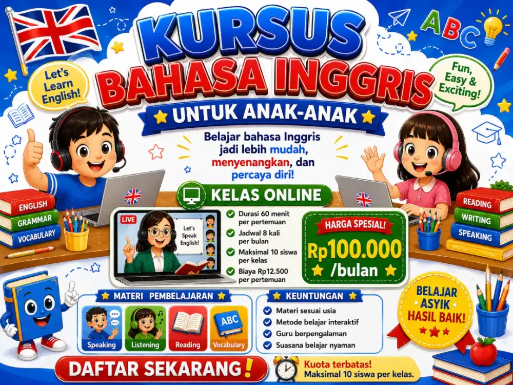 Kursus Bahasa Inggris untuk Anak-anak