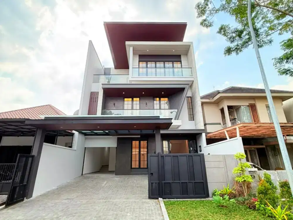 Rumah Mewah Modern Gress 3 Lt Citraland Utama Dekat Pakuwon