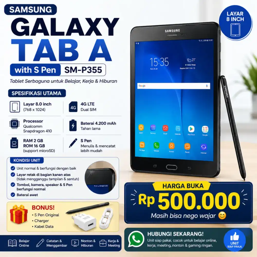 Tablet Samsung Galaxy Tab A