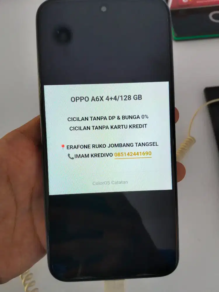 OPPO A6X 4/128 GB CASH/CICILAN TANPA DP