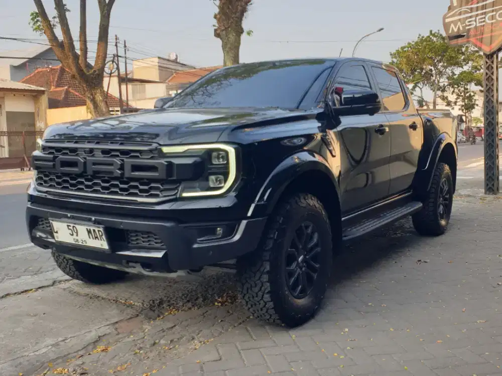 FORD RANGER RAPTOR 2.0 Bi-TURBO 4x4 DIESEL AT 2024 Hitam Total Record