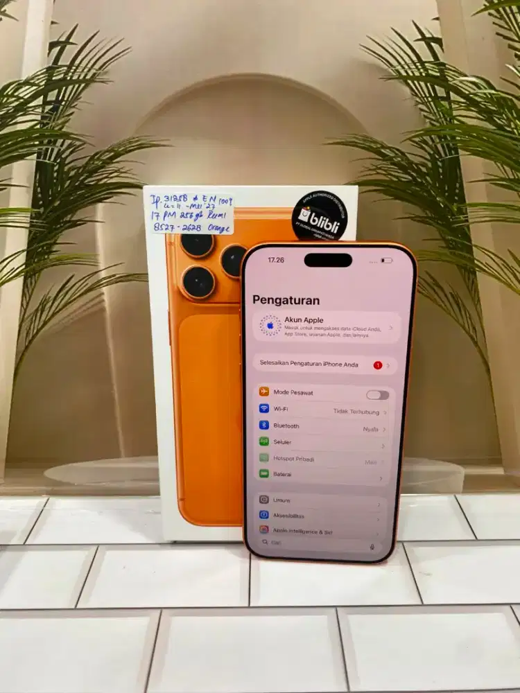 17 Promax 256Gb Orange (Resmi, Garansi sd Mei 2027)