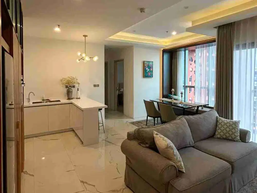 Apartemen South Quarter View Pool Full Furnished