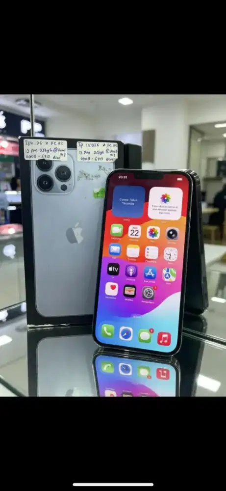 iPhone 13 Pro Max 256 GB Sierra Blue Bh 91% (permanent)