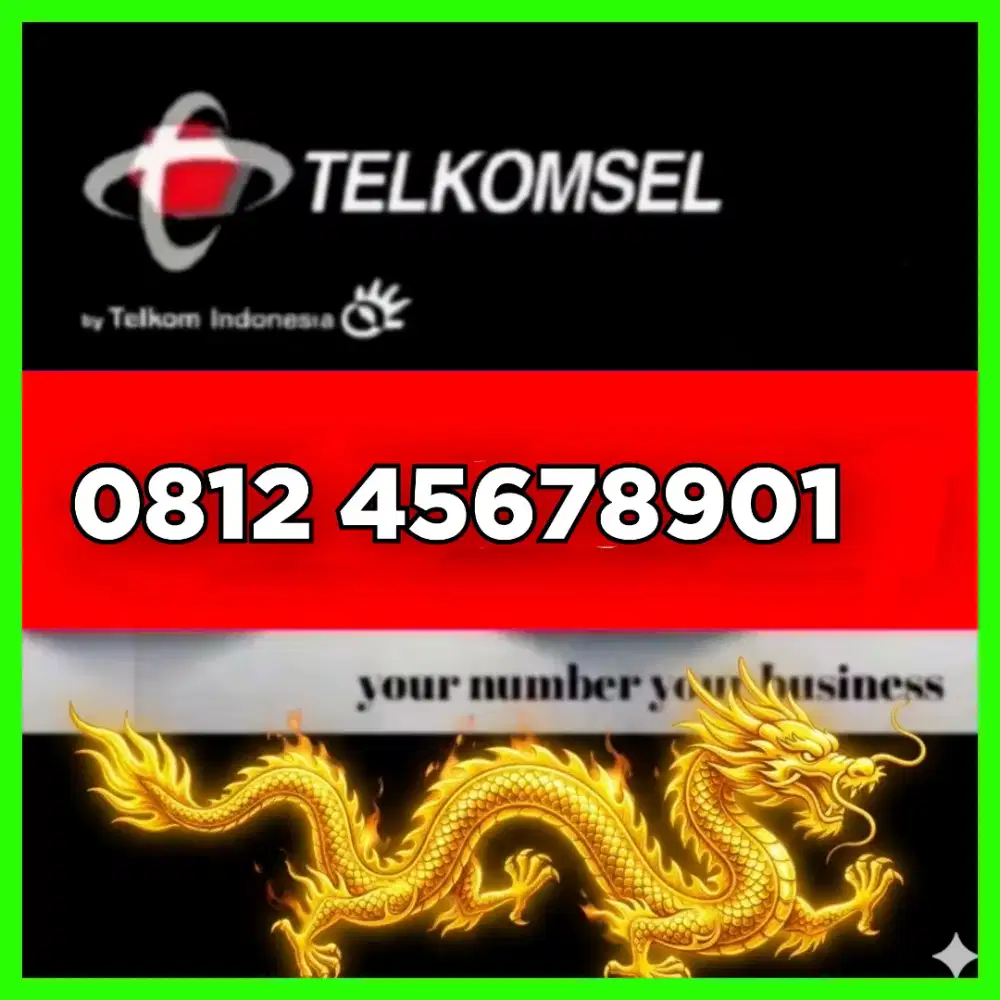 Nomor cantik simpati Telkomsel super