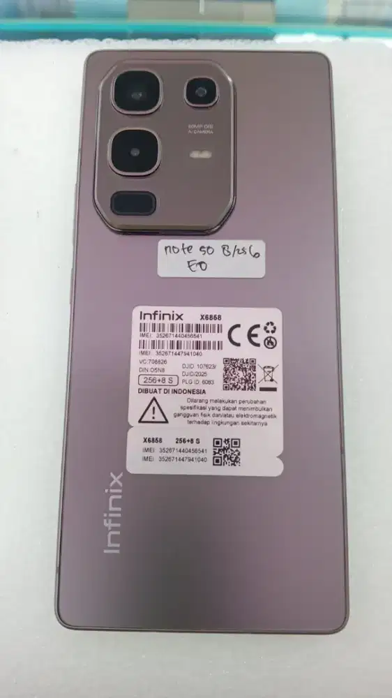 Infinix note 50 8/256