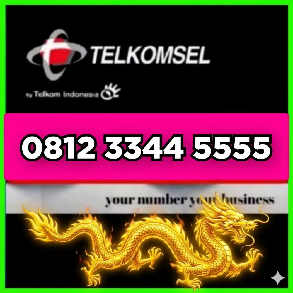 Nomor cantik simpati Telkomsel super