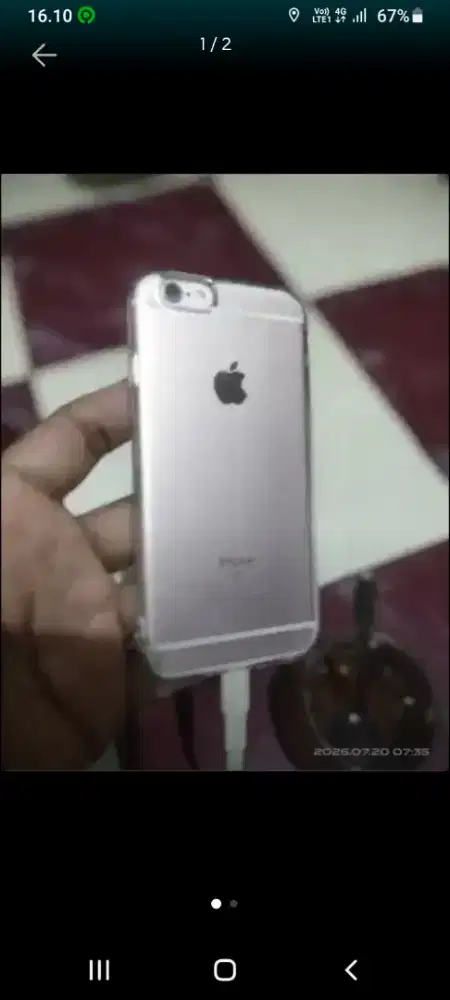Iphone 6s 64gb all operator bh 100% hp masih mulus
