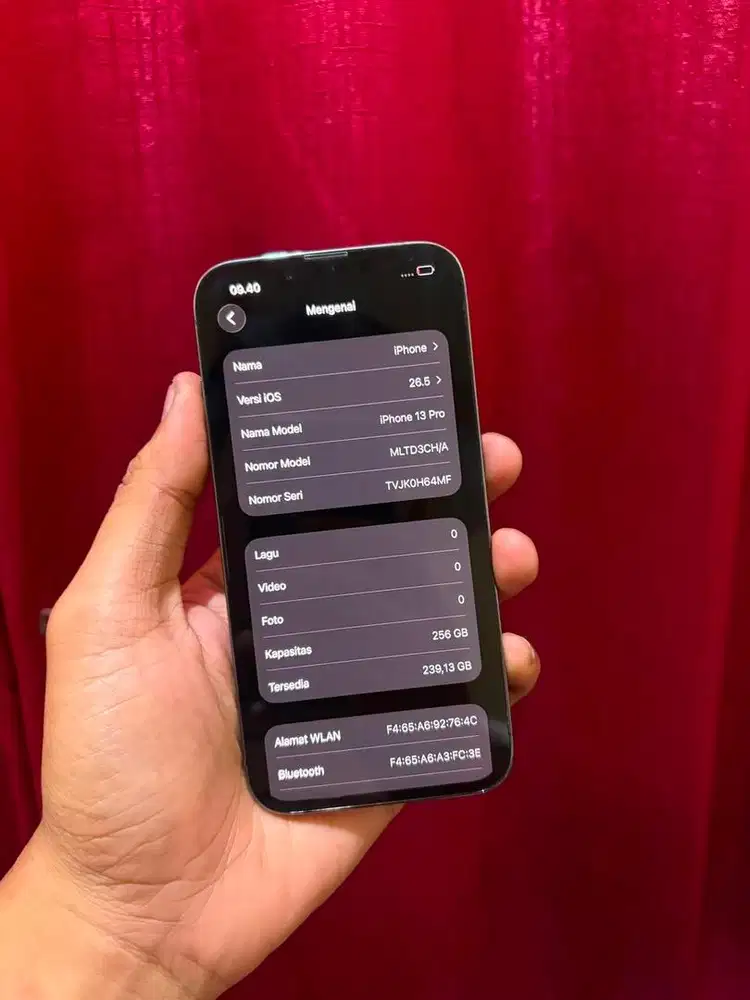 Iphone 13pro 256gb ex inter