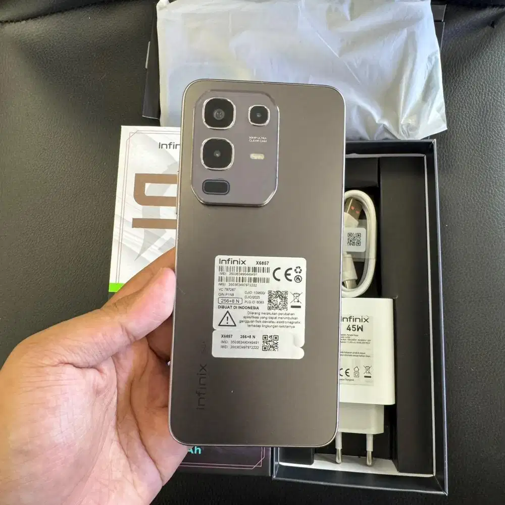 Infinix note 50x 5G 8/256gb fullset second