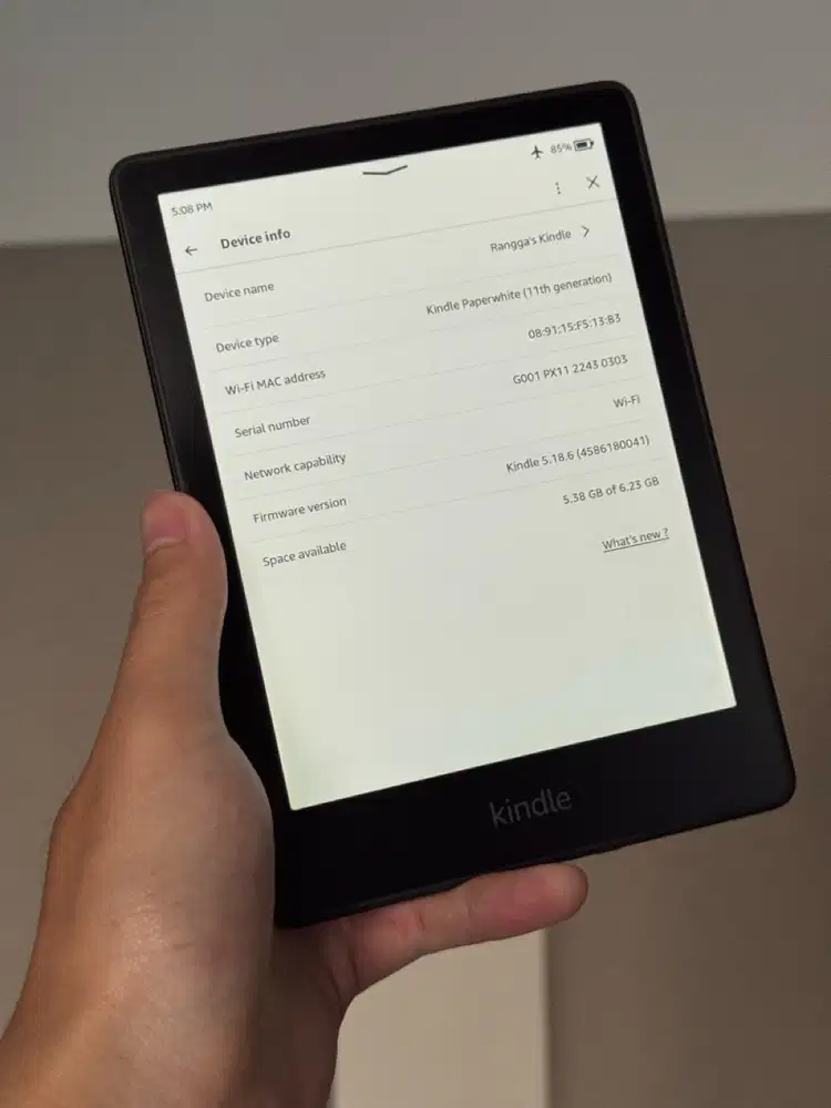 Kindle Paperwhite 11th Gen (8GB) e-reader