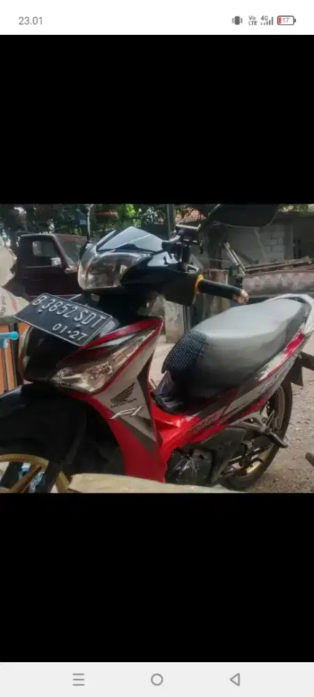 Supra x 125 helm in body mesin mulus