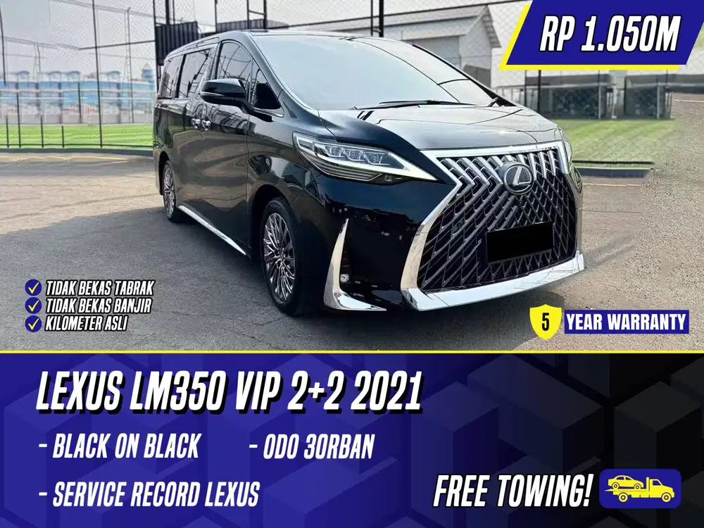 Lexus LM350 VIP 2+2 2021 Black Hitam LM 350 4 Seater