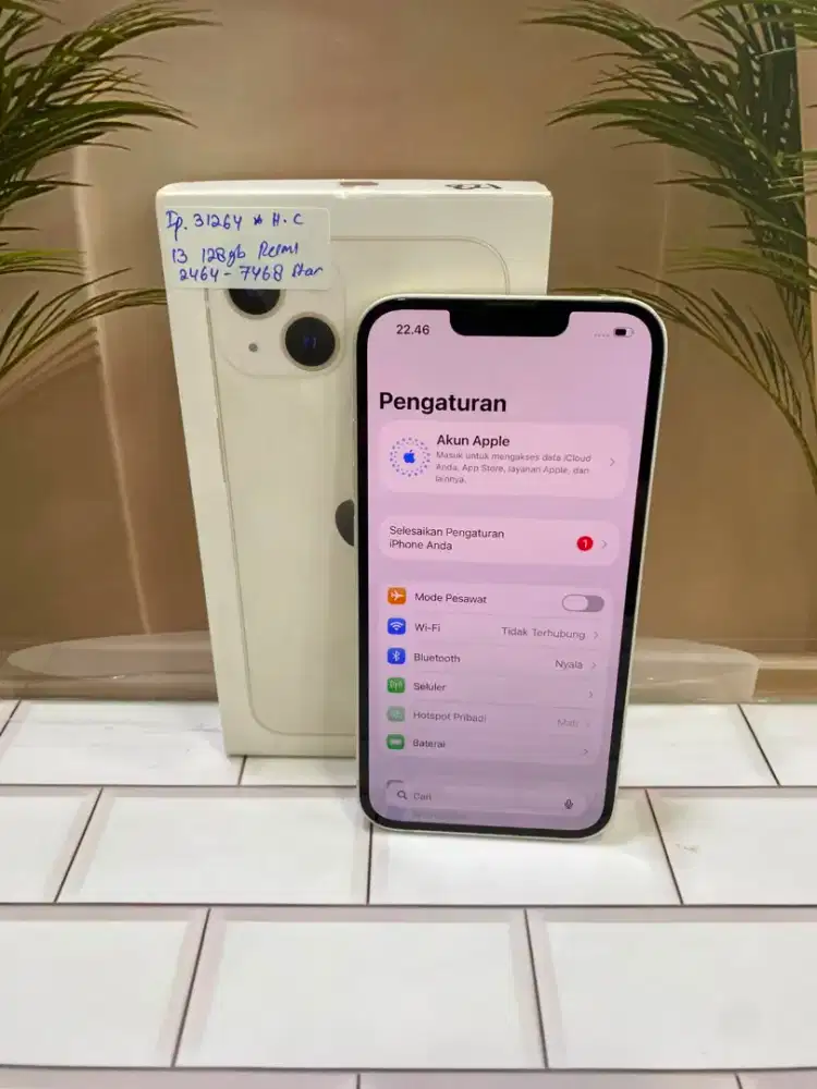 || Iphone 13 128Gb Starlight (Resmi)