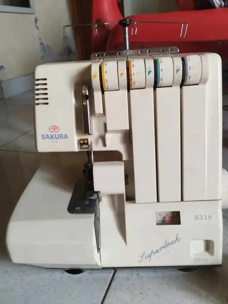 Mesin obras portable benang 4 Sakura