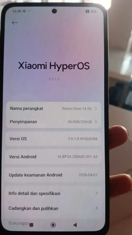 REDMI NOTE 14 5G 8/256 MULUS