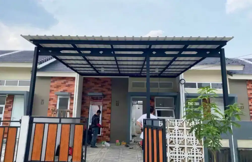 Kanopi baja ringan dan garasi