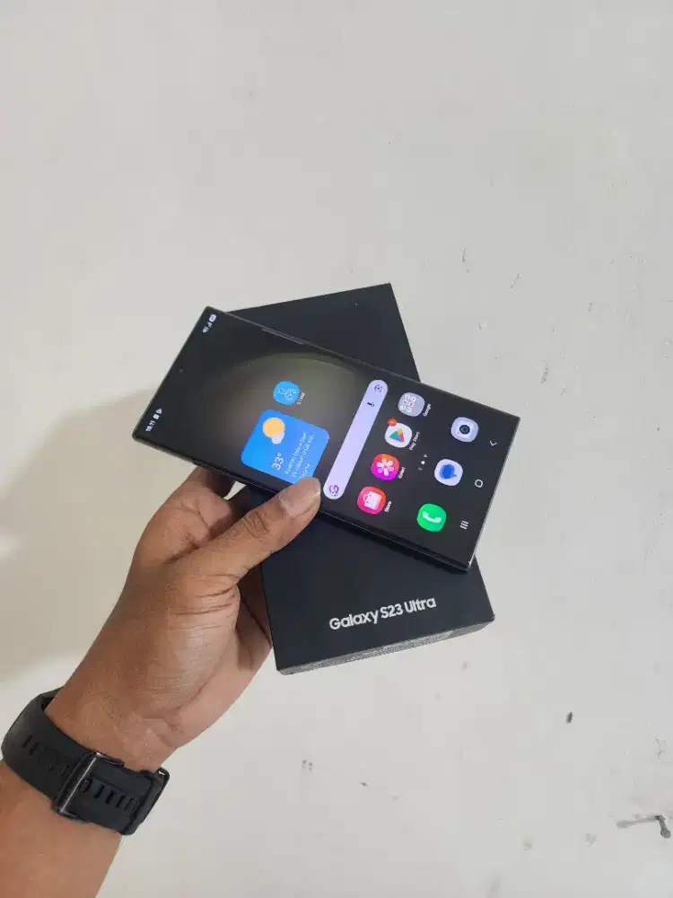 Samsung s23 ultra 5g 12/512gb sein fullset mulus no minus