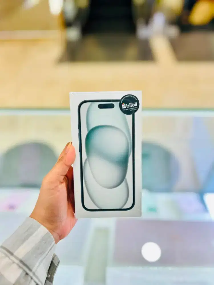 NEW iPhone 15 128GB Black Resmi iBox Indonesia