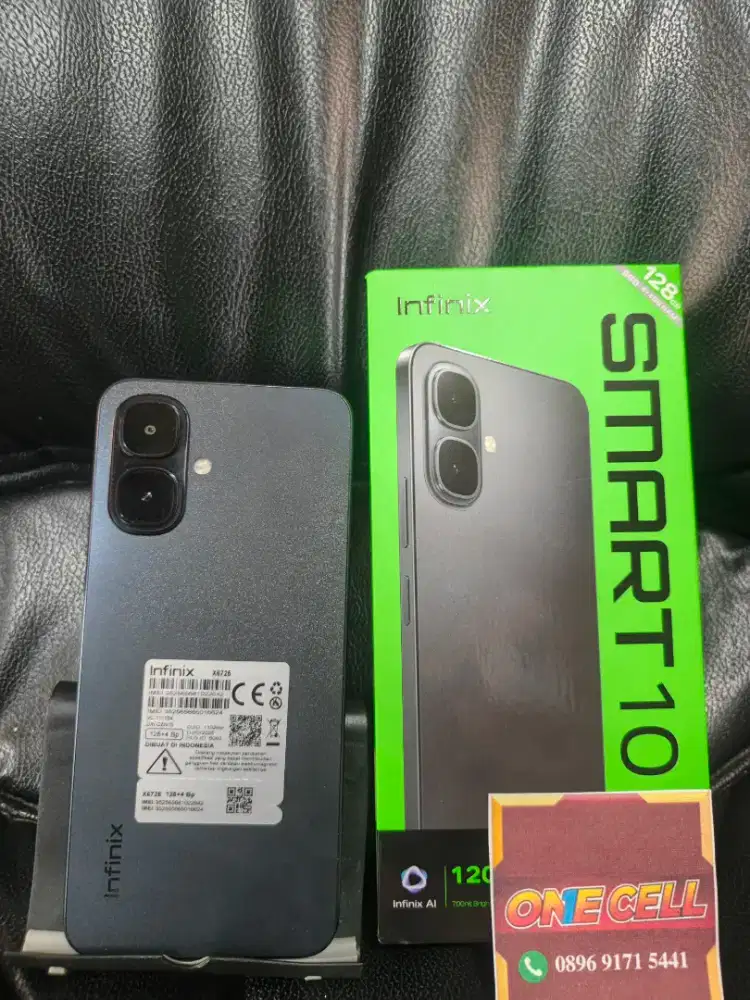 Infinix Smart 10 Ram 4+4/128GB Fullset Ori Mulus