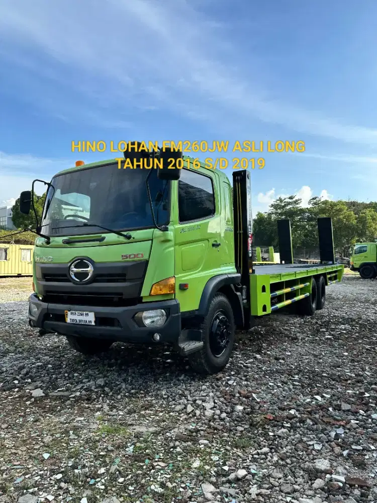 HINO LOHAN FM260JW ASLI LONG SELFLOADER 6X4 TRONTON ISTIMEWA SEKALI
