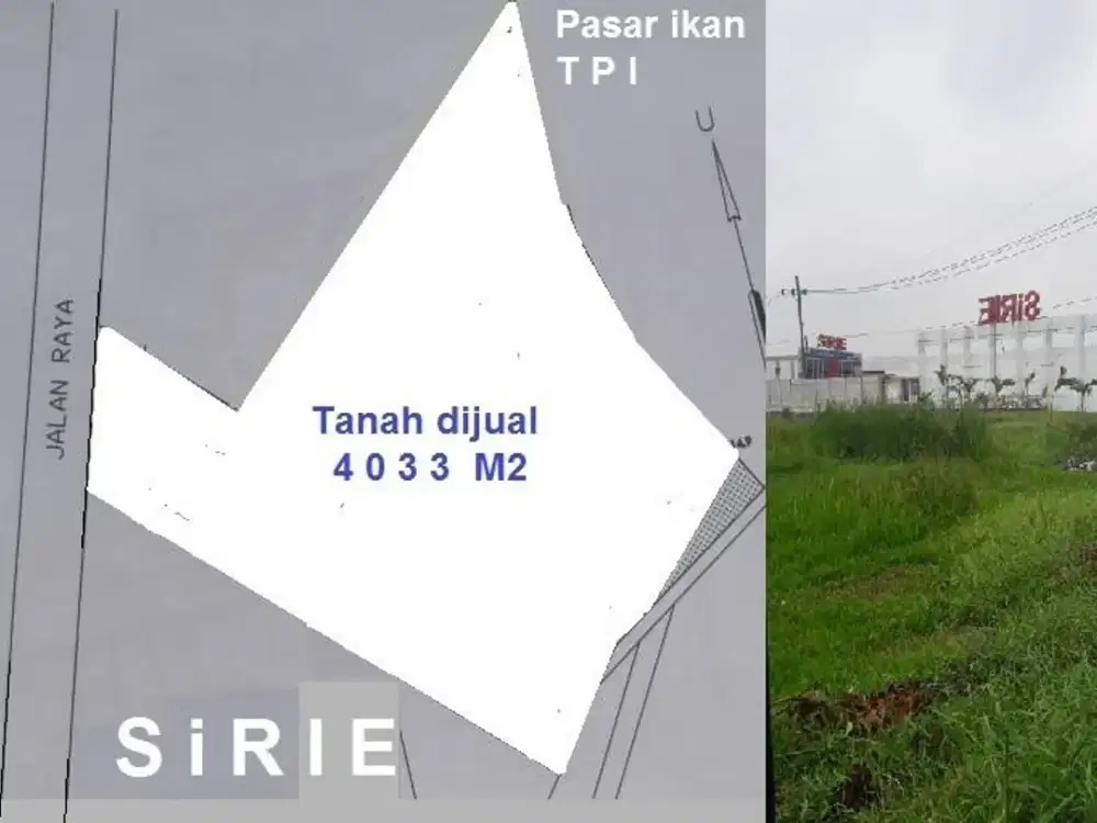 Jual Cepat Tanah Industri di Raya Lingkar Timur Sidoarjo Super Strategis Kawasan Industri dan Pergudangan