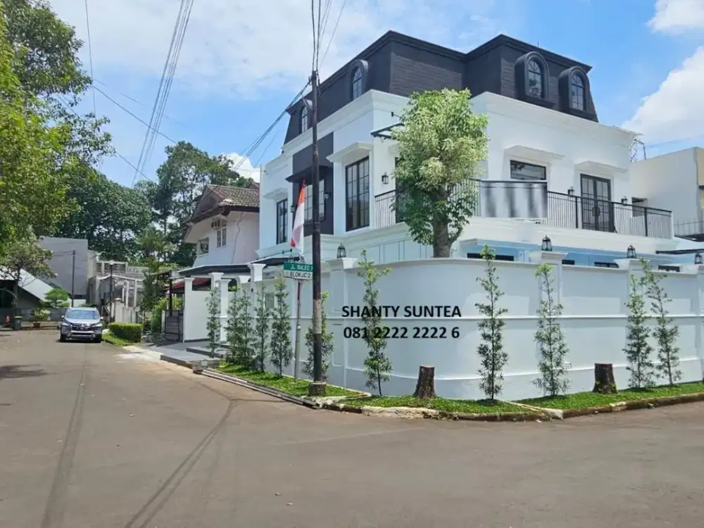 Dijual rumah mewah hook di maleo bintaro jaya pondok aren tangerang selatan kolam renang 0480sc sg