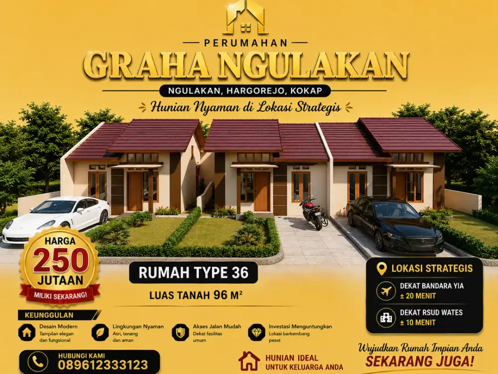 perumahan dekat wates