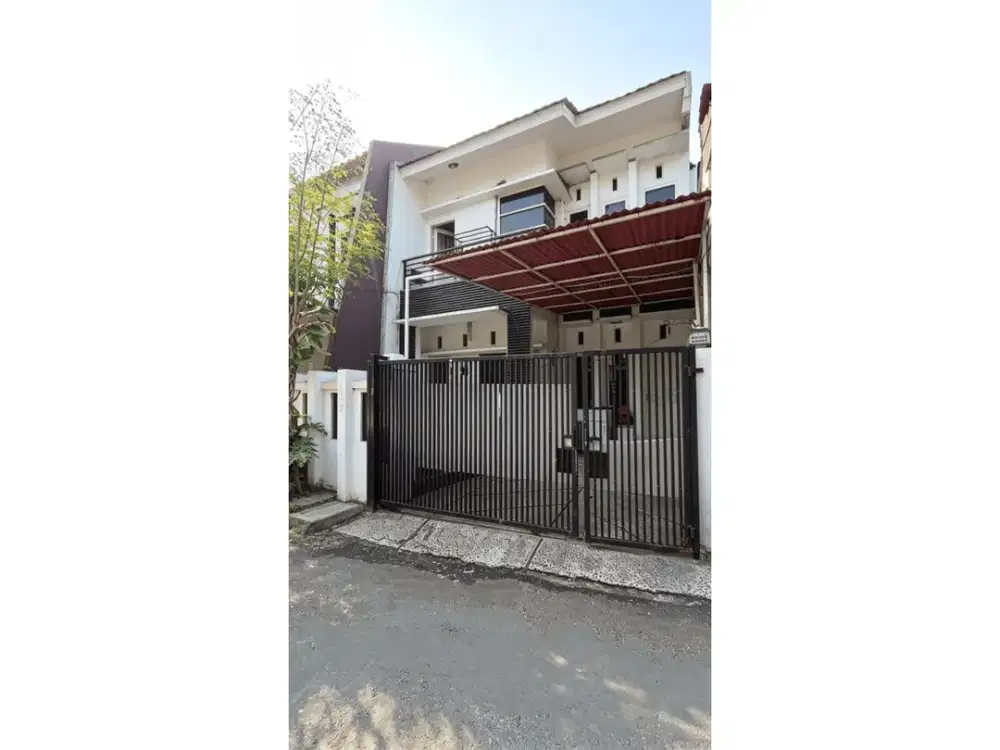 S745 Rumah 2 Lantai Depan Taman Murah Pondok Kelapa Jakarta Timur