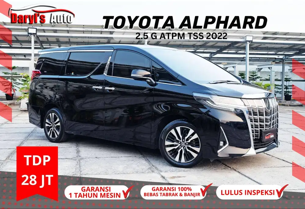 2022 Toyota Alphard G ATPM 2.5 New Model Facelift TDP 28jt