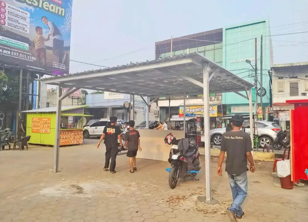 Jasa pasang kanopi baja ringan